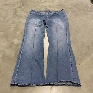 vintage flared bootcut denim jeans